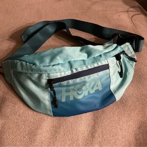 Hoka Blue Belt Bag with Adjustable Strap and Lightweight Design